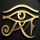 Rawblog logo, eye of Horus, eye of Ra, All seeing AI, rawblog.ai